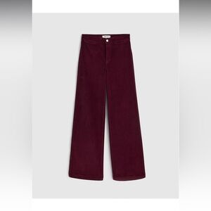 The Petite Wide-Leg Pant in Corduroy
